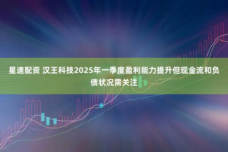 星速配资 汉王科技2025年一季度盈利能力提升但现金流和负债状况需关注