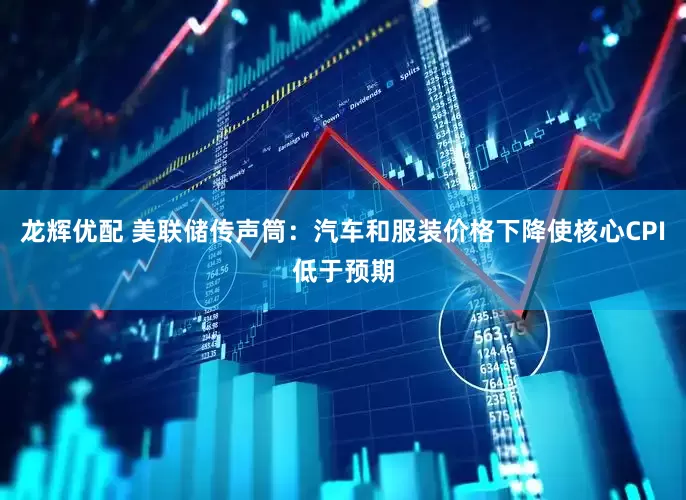 龙辉优配 美联储传声筒：汽车和服装价格下降使核心CPI低于预期